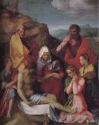 Andrea del Sarto Dead Christ and Virgin mary oil